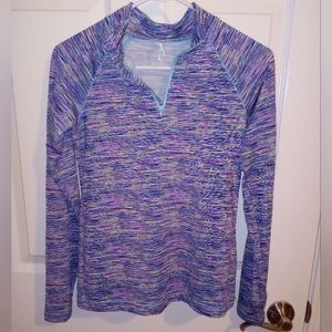 Women's Ideology pull over jacket top sz L